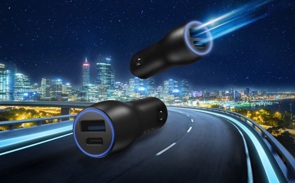 ASUS Dual-USB in-car fast charger ASUS Dual-USB in-car fast charger