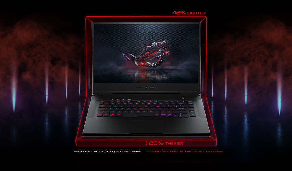 PC Portable ASUS ROG ZEPHYRUS-S-GX535GW-ES040R PC Portable ASUS ROG ZEPHYRUS-S-GX535GW-ES040R