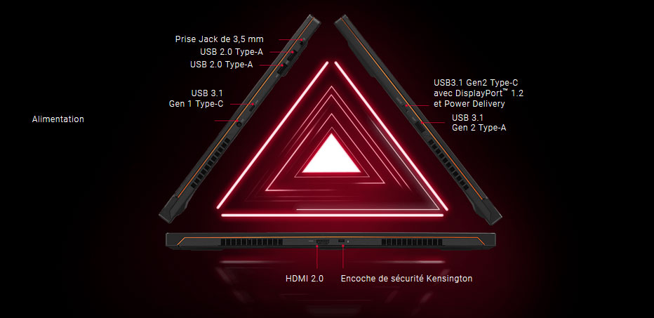 PC Portable ASUS ROG ZEPHYRUSS GX735
PC Portable ASUS ROG ZEPHYRUSS GX735